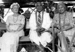 Invitados de honor en la inauguración del Templo bahá'í de Samoa